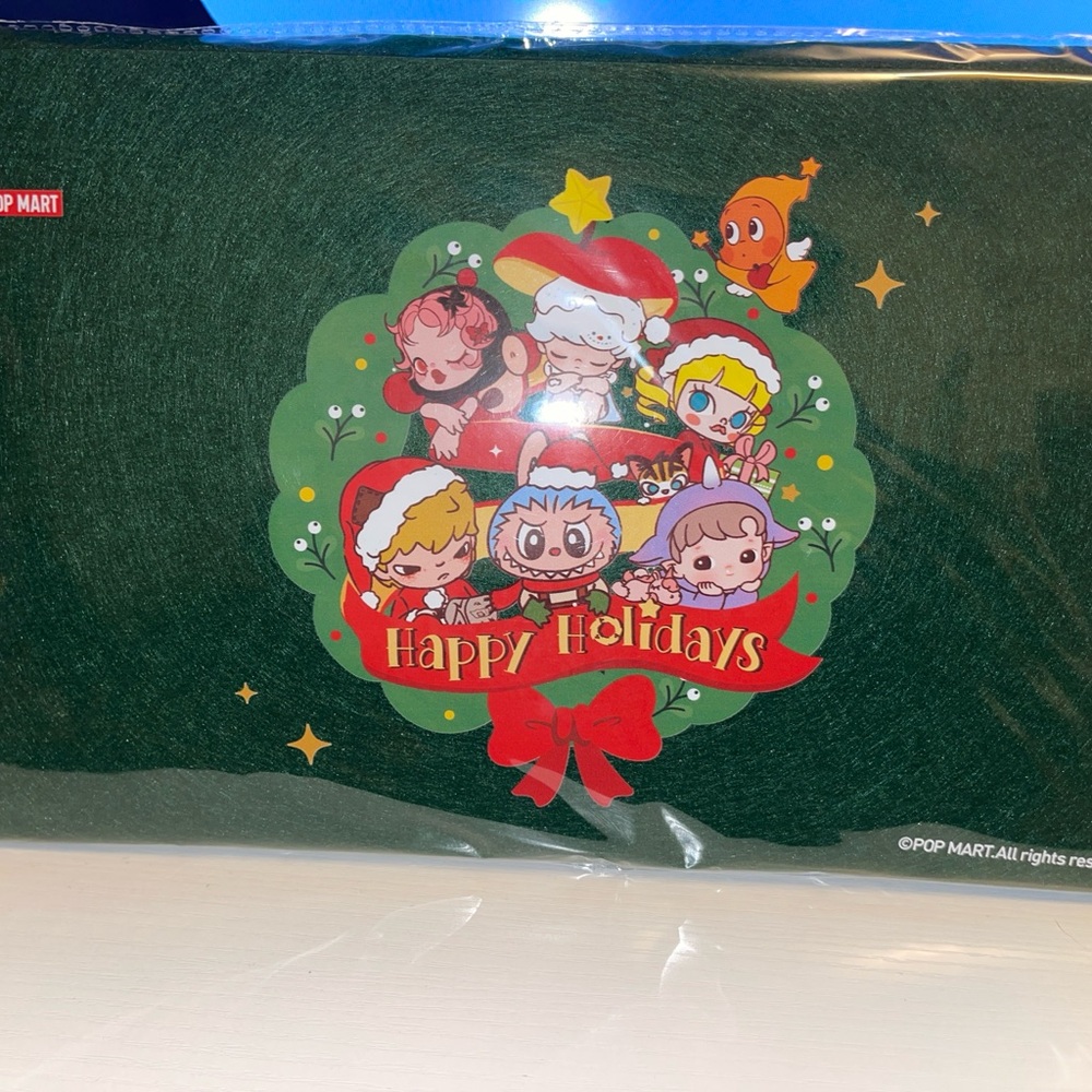 Pop Mart Christmas felt bin